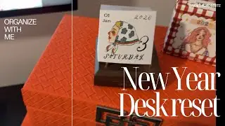 ✨Organize with me | 2026 Craft desk reset✨
