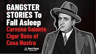 The Rise & Fall of Carmine Galante: Cigar Boss of Cosa Nostra | 3H Sleep Story | Black Screen + Rain