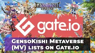 GensoKishi Online&rsquo;s metaverse token lists on Gate io, campaign announced