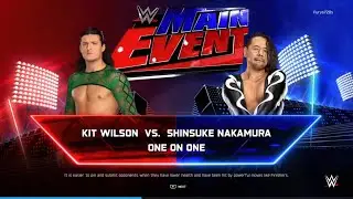 WWE 2K25 Kit Wilson Vs Shinsuke Nakamura 