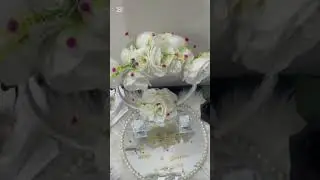✨Elegant Mirror Engagement Tray | Handcrafted Custom Design For orders contact us : @a_gallerei_021