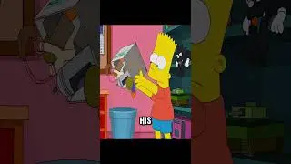 Bart pushed through obstacle after obstacle and finally caught a taxi #animerecap #TheSimpsons