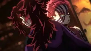 Kokushibo o lua superior 1 colocou medo no Akaza #anime #demonslayer