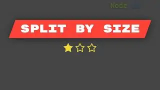 Learn JavaScript • Split By Size