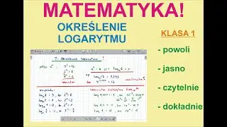 Pojęcie logarytmu