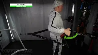Cable | Hip Thrust | Long Bar, Pad | Fast-Attach All In 1 Fitness Strap