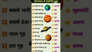 Top 20 GK Question 🤔😇 || GK Question ll GK Question and Answer #gk #gkfacts #bkgkstudy #gkinhindi 🤓💯