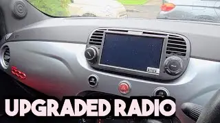 Installing This Fiat 500 Aftermarket Carplay / Android Auto Stereo