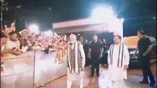 warm welcome sh. Pm narendra modi ji in bjp headquarters for successful G20 summit...🙂🙃😉