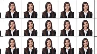 how to create a passport size images using photopea