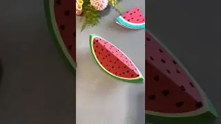 Paper watermelon making