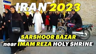 IRAN Mashhad Most BEAUTIFUL & Oldest BAZAAR - WALKING in Sarshoor Bazaar | ایران