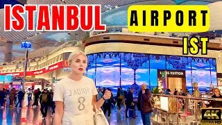🇹🇷 Turkey Istanbul Airport Walking Tour (IST) 4K