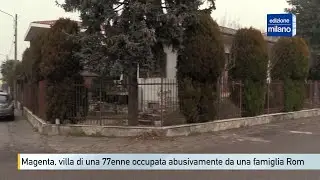Magenta, casa occupata da una famiglia Rom. La proprietaria ha 77 anni. Forza Nuova in presidio