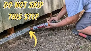 Easy Shed Repair: Liquid Flashing To Prevent More Damage!