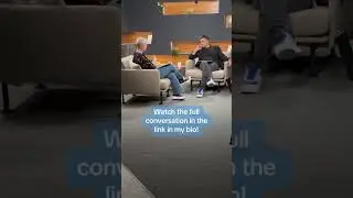 #BTS of my conversation with @Microsoft EVP and CPO of @MicrosoftWindows + Devices, Panos Panay