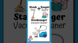 Learn German Words: Staubsauger = Vacuum Cleaner Explained! #languagelearning #germanforbeginners