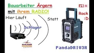 BAUARBEITER ÄRGERN mit ihrem RADIO! Jetzt läuft Schlager :D /// PandaDRIV3R ///