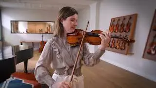 Stella Chen and Lisa Batiashvili play the c. 1731  'Baltic' Guarneri del Gesù violin