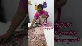 Boutique style saree collection | digital printed saree | Chanderi silk