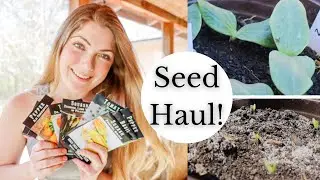 Baker Creek SEED HAUL! *Starting An Exotic Spring Garden* From Seed!