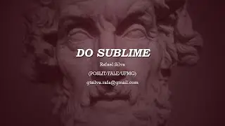 Do Sublime (Fundamentos de Literatura Grega Antiga)