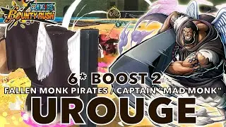 6⭐️ Boost 2 Urouge(Decent Defender!) SS League Gameplay | One Piece Bounty Rush