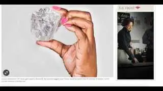 World&rsquo;s Second-Largest Diamond Discovered in Botswana 1,111-carat stone