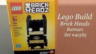 Давайте построим &mdash; набор LEGO Brick Headz Batman № 41585