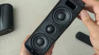Audica CX-S satellite home theatre speaker overview tear down dismantling