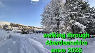 #2026 #Aberdeenshire #snow #storm #newyear #winter #kemnay #weather #travel #nature #walking #fyp