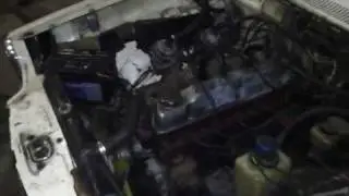 Volvo 164 1969 first start after engine swap