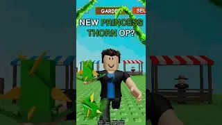 Is the NEW Princess Thorn Plant OP?! 🤔 #growagarden #roblox