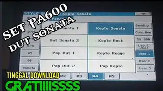 Set sampling Dut SONATA PA600 GRATIIISSS!!!