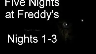 Five Nights at Freddy's 3 Nights 1-3 Gameplay (COMPLETE)