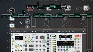 MiRack with more than 50 midi sequencers | modular Synths | iOSiPad music for picture music for film