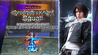 FFBE | Summon Neo Vision Unit, Sorceress's Knight Squall!