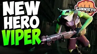 NEW HERO: Viper - HIGHEST Weapon Damage in Deadlock + Infite Slides?!