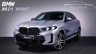 2025 BMW X6 M Sport with a Sky Lounge Panoramic Sunroof! 