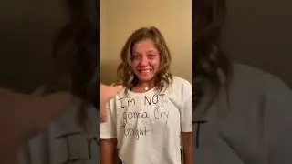 I'm not gonna cry tonight...