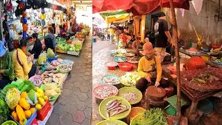Cambodian Highland Market: Experience the Colorful Natural Market in Phnom Penh - Real Market Show