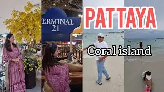Crystal Clear Water Paradise 🌊 | Coral Island Pattaya Vlog |Thailand tour|