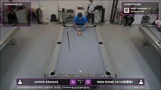 JAMES ARANAS vs NIEN RONG CHIH(粘榮智) - SONGSHAN CULTURAL CENTER - TABLE 8 | EvoSports