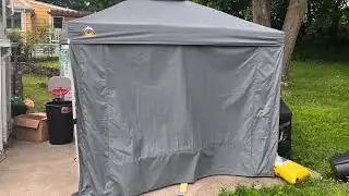 CROWN SHADES Canopy Tent 10x10 Pop Up Canopy Outdoor Shade, Portable Instant Camping Beach Canopy