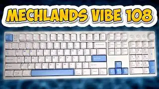 Полноразмерная клавиатура MechLands Vibe 108 Идеальный звук и тактильность за разумные деньги