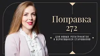 Поправка 272 - для новых репатриантов и вернувшихся старожилов