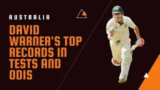 David Warner's TOP Records In Tests And ODIs #davidwarner  #cricket