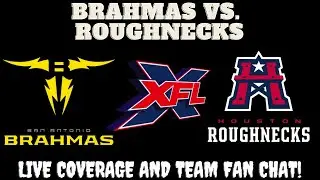 XFL Football Live San Antonio Brahmas vs. Houston Roughnecks
