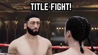 First Title Fight in Undisputed Career Mode