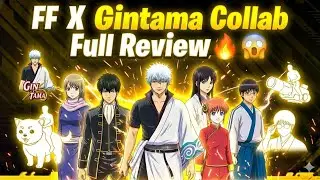 free fire x Gintama Bundles Review💥😱 | ff x Gintama | free fire next Collab | free fire x Gintama 